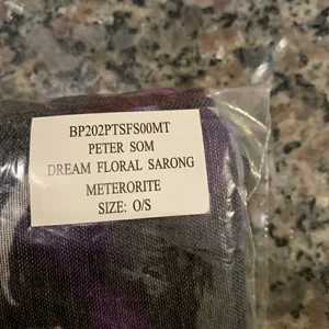 Peter Som Anthropologie Dream Floral Sarong Meteorite O/S New thumbnail 5