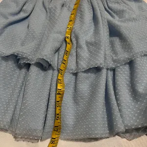 Hill House The Clara Tulle Tiered Dotted Mini Skirt Powder Blue Women Small thumbnail 11