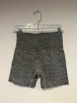 High Waist Grey Colsie Seamless Bike Shorts thumbnail 3