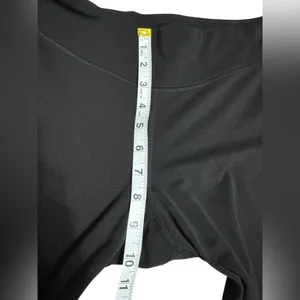 Adidas Athletic Capri Leggings med Black Workout Gym Crop pants wk2 thumbnail 4