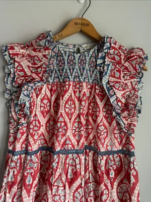 Tuckernuck Ash & Eden Red Olga Mini Dress medium thumbnail 5