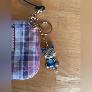 Coach Multicolor Plaid Wristlet thumbnail 9