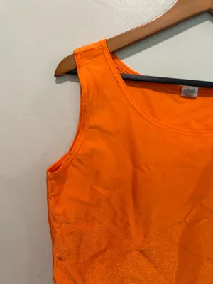 Retro orange crop top Size XL thumbnail 3