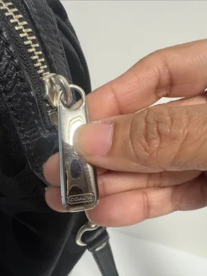 Coach Black Op Art Taylor Signature Satchel with Silver Hardware Crossbody thumbnail 5