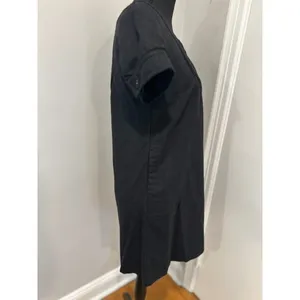 VTG GAP Wool Blend Pleated Bib Shift Dress Women SZ: 4 Black preppy mall brand thumbnail 9