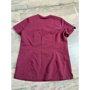 EUC‎ Womens Figs technical collection short sleeve KU University logo size XS thumbnail 3