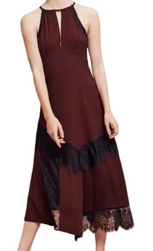 Anthropologie Moulinette Soeurs Janie Lace Whimsigoth Fairy‎ Halter Dress Size 8 thumbnail 1