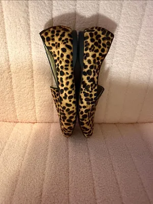 Birdies The Starling Cheetah Calf Hair Slip On Loafer Size 8.5 thumbnail 8