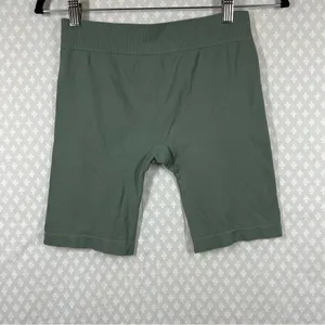 Free People‎ Intimately Green High Rise Seamless Bike Shorts thumbnail 4