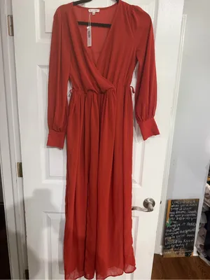 NWT Baltic born Celine dress in rust sz xs thumbnail 3
