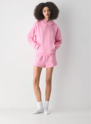 NWT Aritzia COZY SWEATFLEECE PERFECT HOODIE in jellybean. Size Medium thumbnail 2