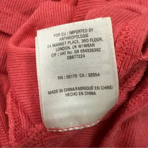 Anthropologie Akemi + Kin Capa Fluttered Tunic in Pink Women’s Sz M/L Oversized thumbnail 9