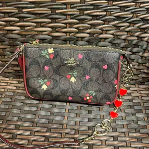 coach Nolita 19 In Signature Canvas With Heart Petal Print c7659 thumbnail 4