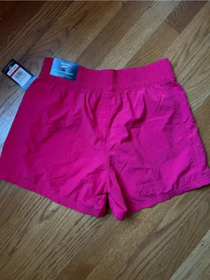Reebok Women's Bright Pink Athletic Shorts small thumbnail 2