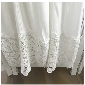Motherhood Maternity Lace Hem Boho Maxi Dress in White size Small, NWOT thumbnail 14