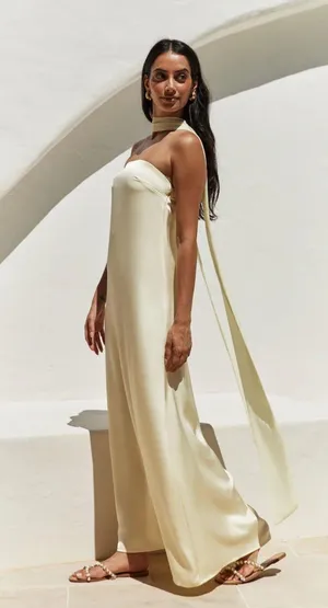 Fortunate One Maxi Dress Yellow thumbnail 1