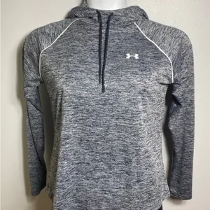 Under Armour Gray Hoodie Sweatshirt thumbnail 2