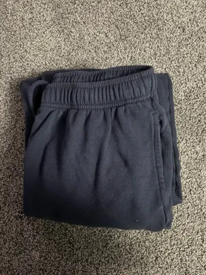 navy blue wide leg aeropostale sweatpants thumbnail 3