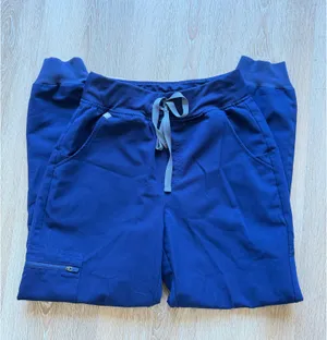 FIGS High-Waisted Zamora Pants Navy XS Petite thumbnail 3