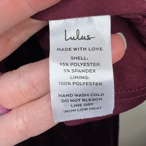 NEW Lulus I'm Enchanted Burgundy Velvet Off-the-Shoulder Tulip Dress Medium thumbnail 11