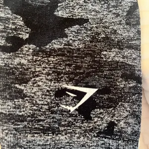Gymshark Black and Gray Camo Leggings thumbnail 4