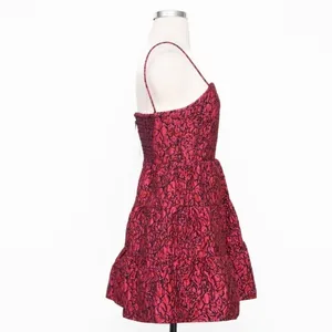 ALICE +‎ OLIVIA. Jamila Fit-&-Flare Dress. thumbnail 4