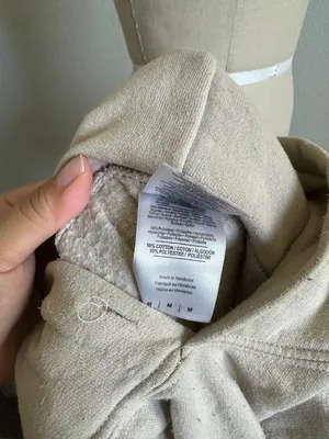 Brash Hoodie Beige Dollar Sign Graphic Size M thumbnail 5