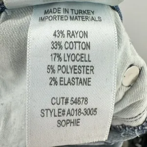 AGOLDE Size 28 High‎ Rise Ankle Crop Raw Hem Slim Straight Leg Denim Jeans thumbnail 9