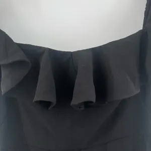 MSK Dress Size Small Maxi Formal Gown Black Evening Off the Shoulder Ruffle Prom thumbnail 12