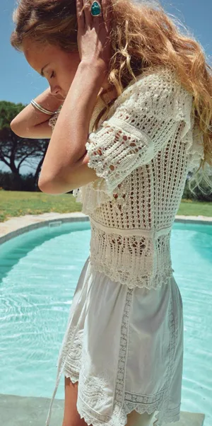 Bohemian Crochet Top thumbnail 4