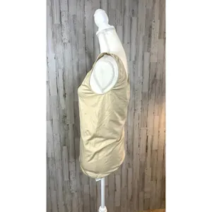 J. Crew Mercantile Women's Beige V-Neck Sleeveless‎ Tank Top Size Large thumbnail 5
