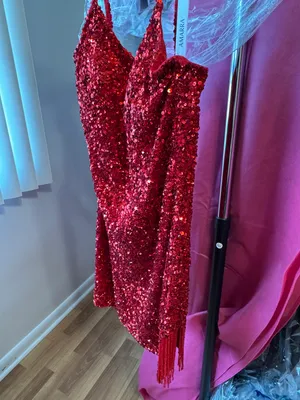 Amarra Homecoming Dress Red Size 12 thumbnail 6