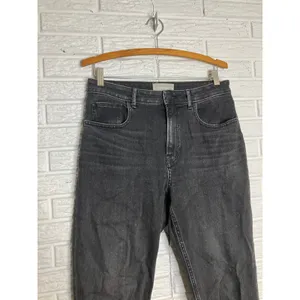 Everlane The Curvy Cheeky Jean Womens 30 Black Excellent High Rise Ankle Tapered thumbnail 2