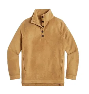 J.Crew Button Front Sherpa Pullover thumbnail 1