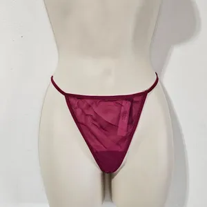 Victoria's Secret Pleated Embellished Babydoll - Claret Red - Size M - 11211557 thumbnail 7