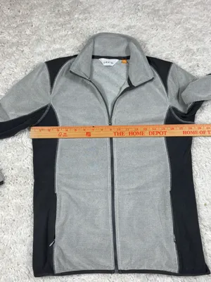 Orvis Women’s S Gray Black Full Zip Performance Fleece Jacket thumbnail 9