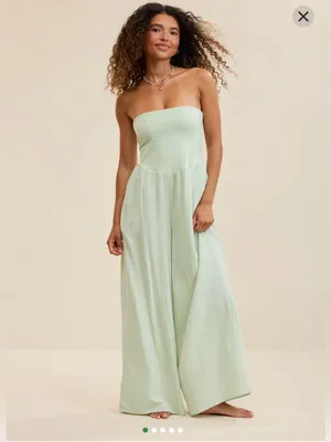 Aerie At The Barre Strapless Jumpsuit thumbnail 2