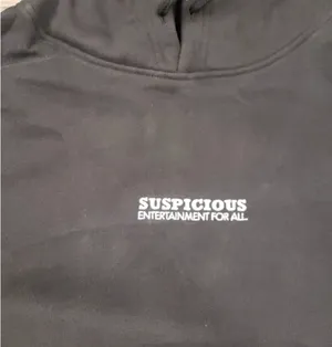 SUSPICIOUS ANT WERP PLAYBOY HOODIE Black Size M thumbnail 4