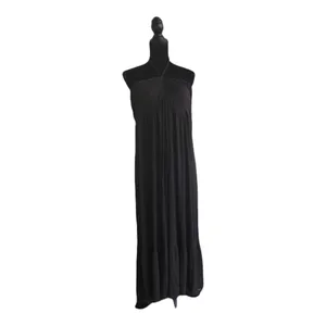 Maternal America Womens Dress Sz XL Brown Halter Long Maternity‎ NEW thumbnail 2