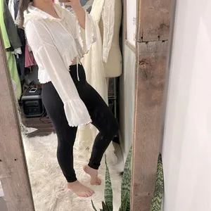Urban Outfitters Out from under boho ivory color hooded knit top size small thumbnail 5