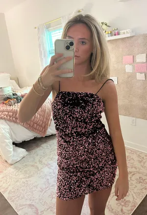 Sparkly Dress Purple thumbnail 1