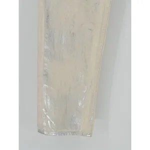 Rag & Bone Maya High Rise Ankle Slim‎ Jeans 25 Cream Silver Metallic Moonshine thumbnail 9