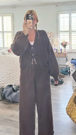 Brown cozy set Size M thumbnail 1