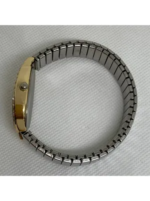 Peck & peck women’s gold tone watch 24mm rhinestones quartz watch running thumbnail 8