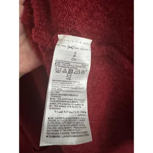 Old Navy Burgundy Open Front Long Cardigan Sweater Size Small thumbnail 6