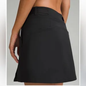 Lululemon NWT Wrap-Front Mid-Rise Golf Skirt / BLACK thumbnail 5