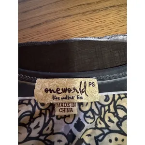 One World Live And Let Live Women Size PS Embellished Flowing‎ Bohemian Stretch thumbnail 3