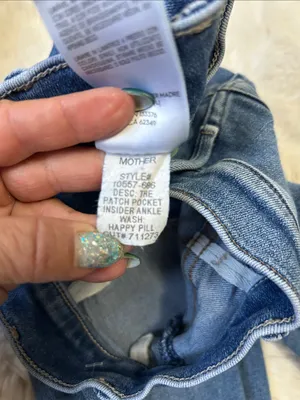 Mother The Patch Pocket Insider Ankle in Happy Pill thumbnail 9