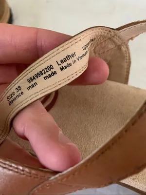 Dansko Season sandals camel full-grain leather block heel size 38 US 7.5 8 thumbnail 8