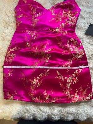 Lulus Fuchsia Satin Mini Dress thumbnail 13